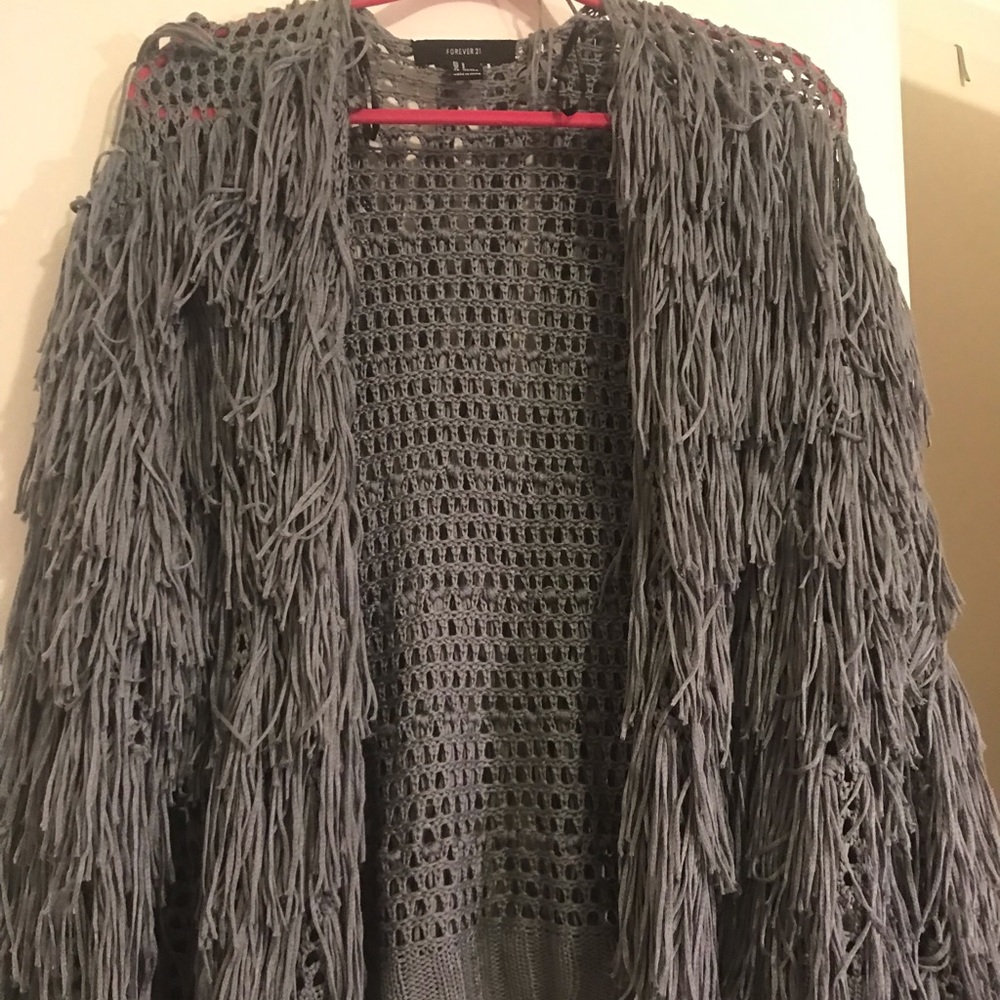 Chunky fringe jacket